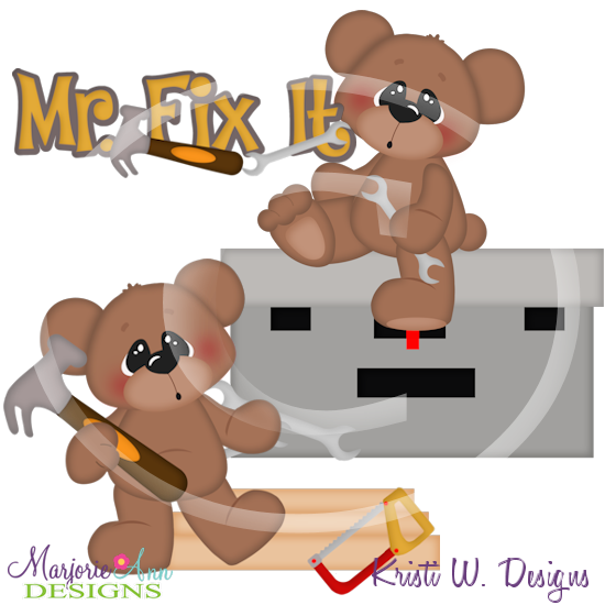 Mr. Fix It SVG Cutting Files Includes Clipart - Click Image to Close